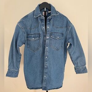 Levi Vintage Denim Oversized Button-Up Shirt